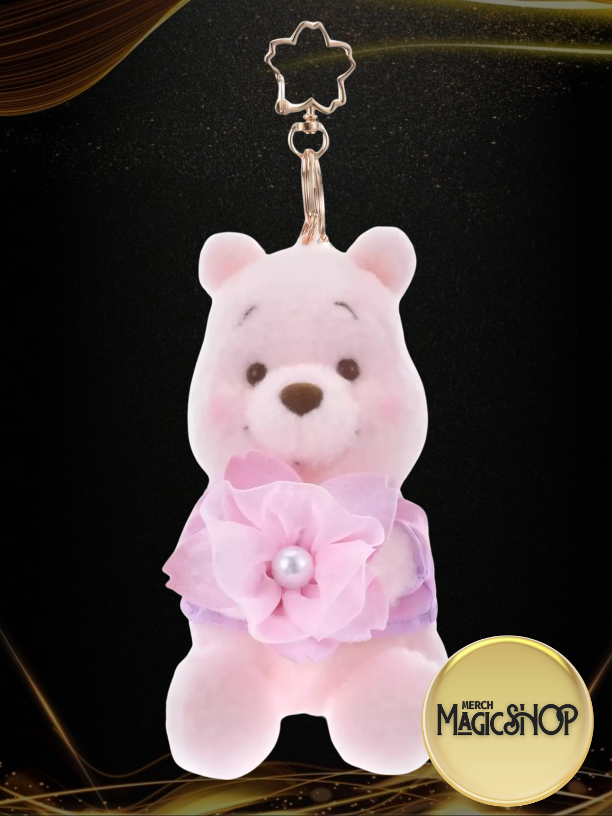 2025 Disney Japan Plush Keychain Cherry Blossom Sakura Pink Collection