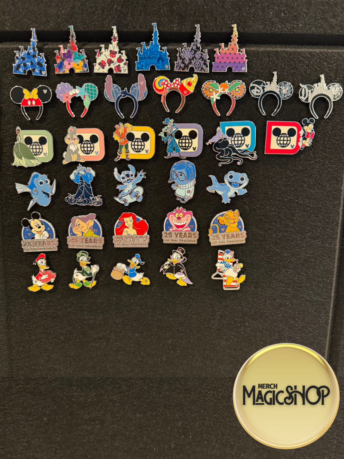 2025 Walt Disney World Hidden Mickey Pin Collection