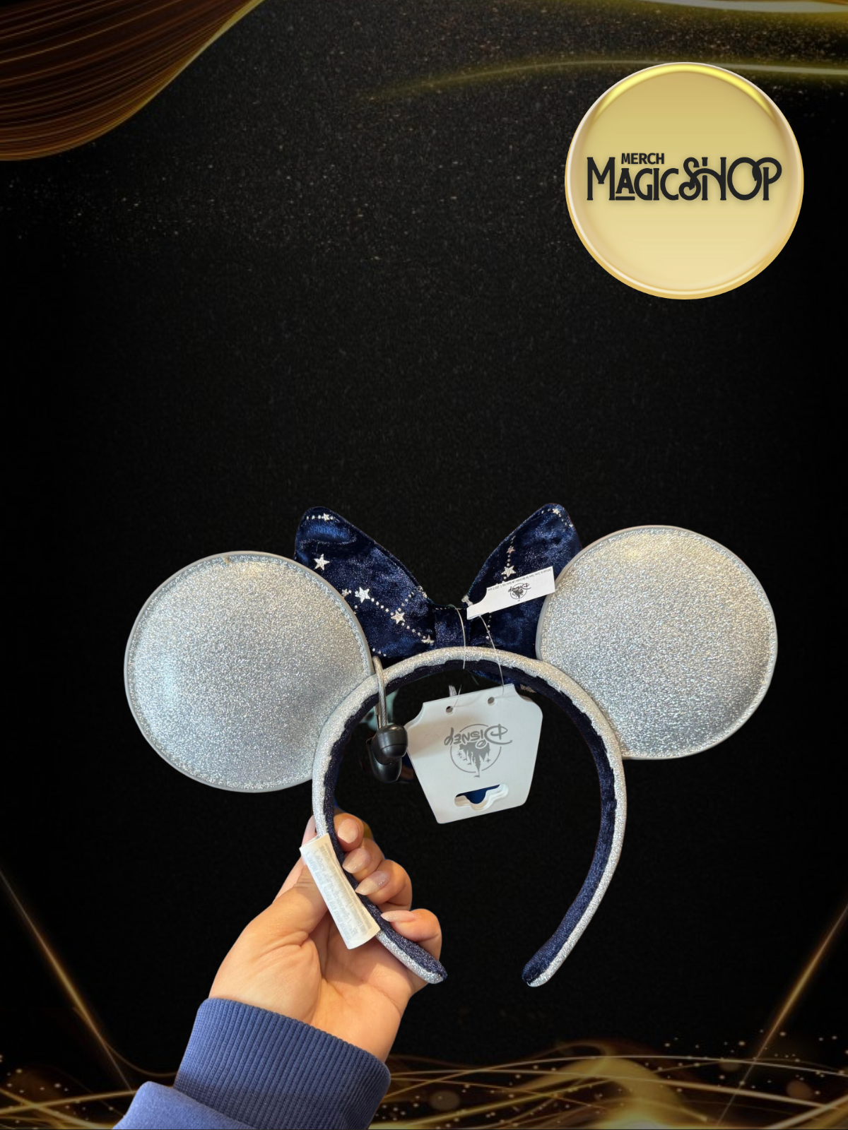 2025 Walt Disney World Parks Ears Constellation Sorcerer Mickey Headband New