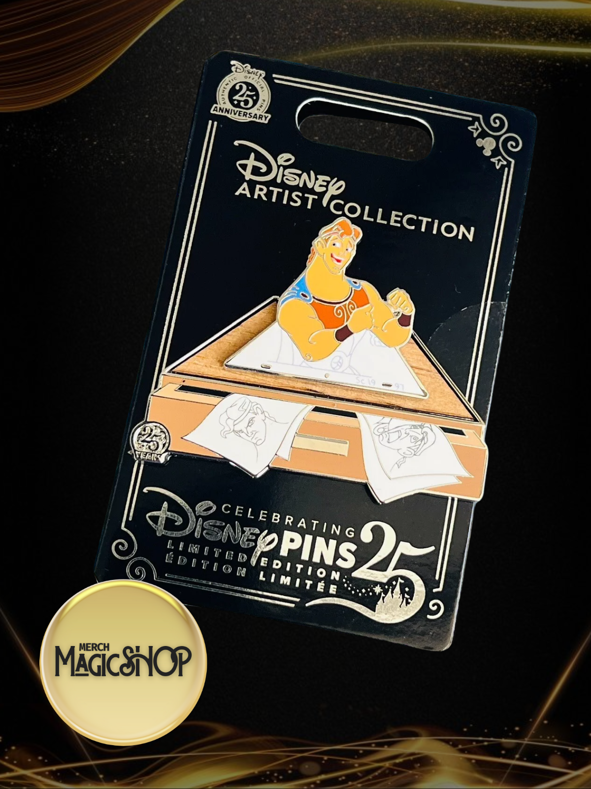 2025 Disney Parks Artist Collection Jason Peltz LE 5000 Pin Collection