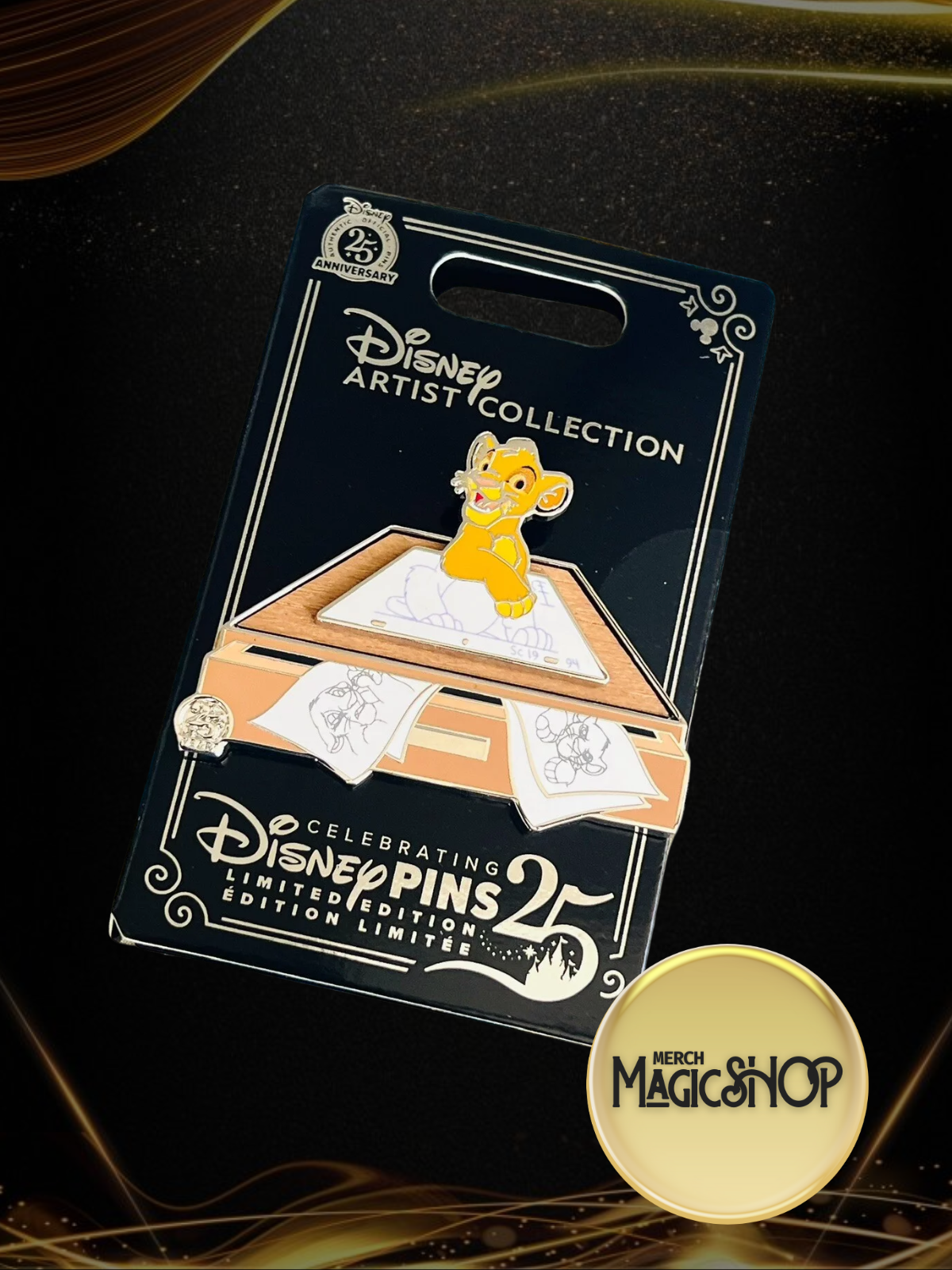 2025 Disney Parks Artist Collection Jason Peltz LE 5000 Pin Collection