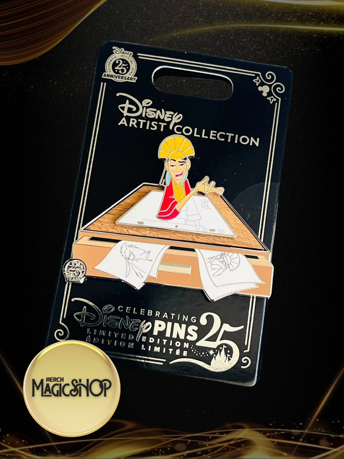 2025 Disney Parks Artist Collection Jason Peltz LE 5000 Pin Collection