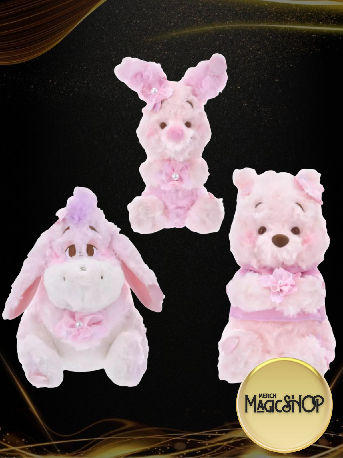 2025 Disney Japan Plush Cherry Blossom Sakura Pink Collection