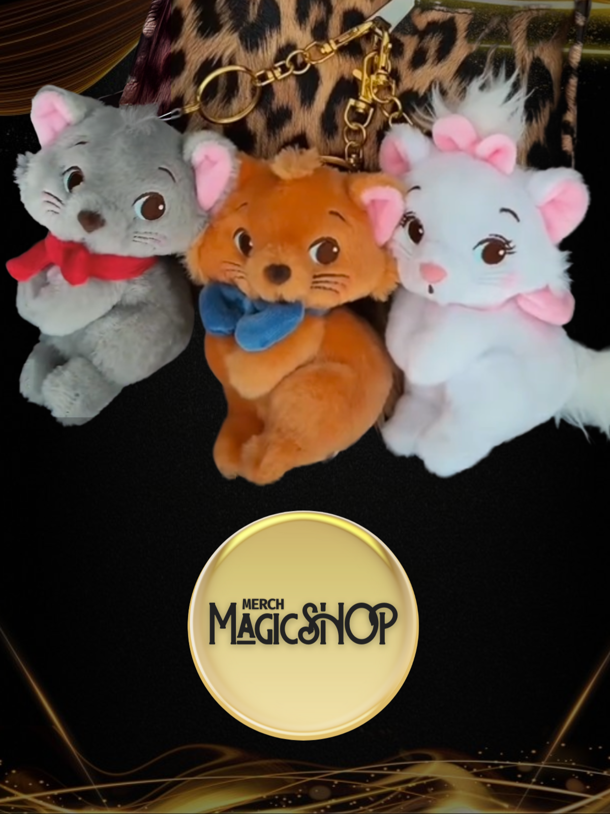 2025 Disney Parks Japan Aristocats Cat Plush Keychain Collection