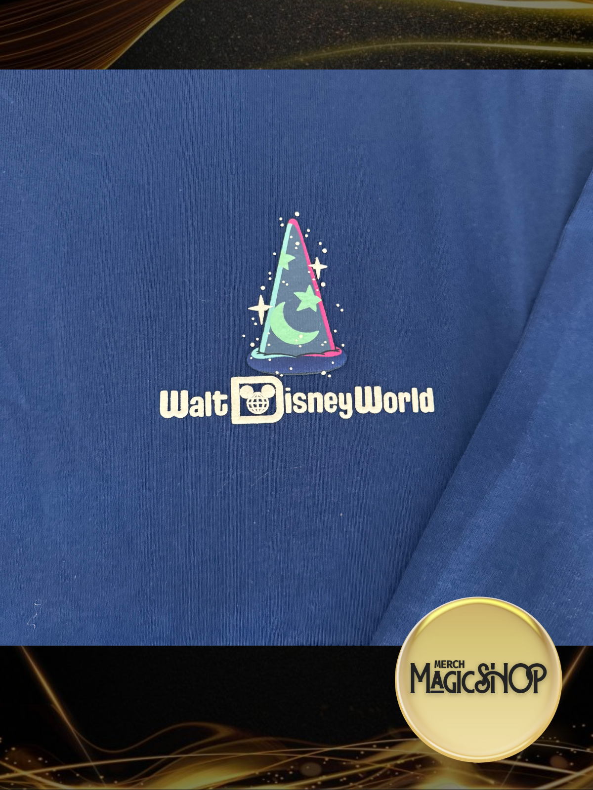 2025 Disney Parks WDW Spirit Jersey Sorcerer Mickey The Most Magical Place Blue