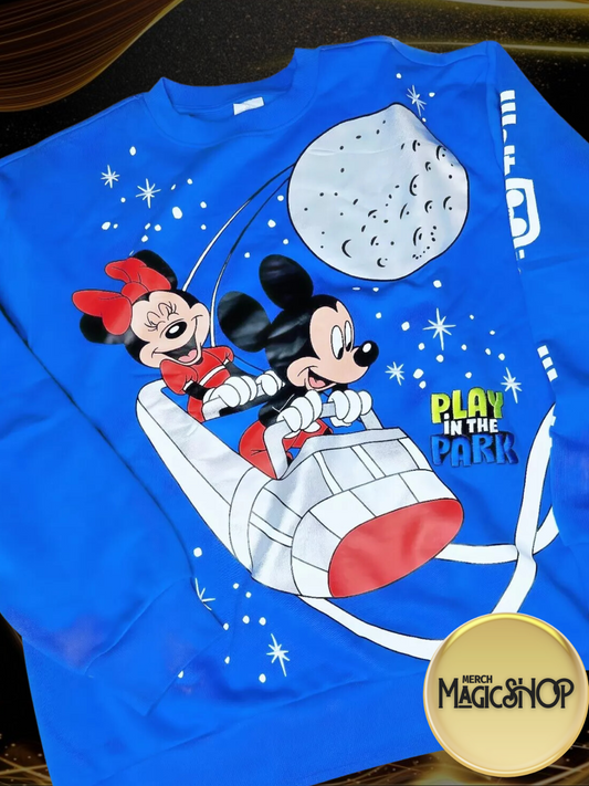 Walt Disney World Space Mountain Mickey and Friends Sweatshirt