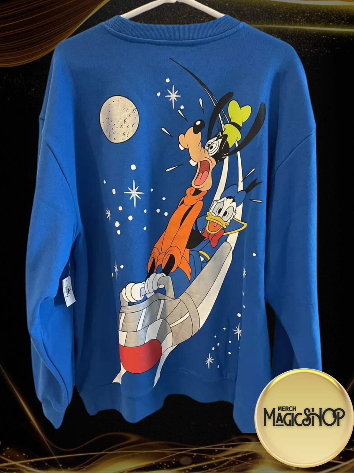 Walt Disney World Space Mountain Mickey and Friends Sweatshirt