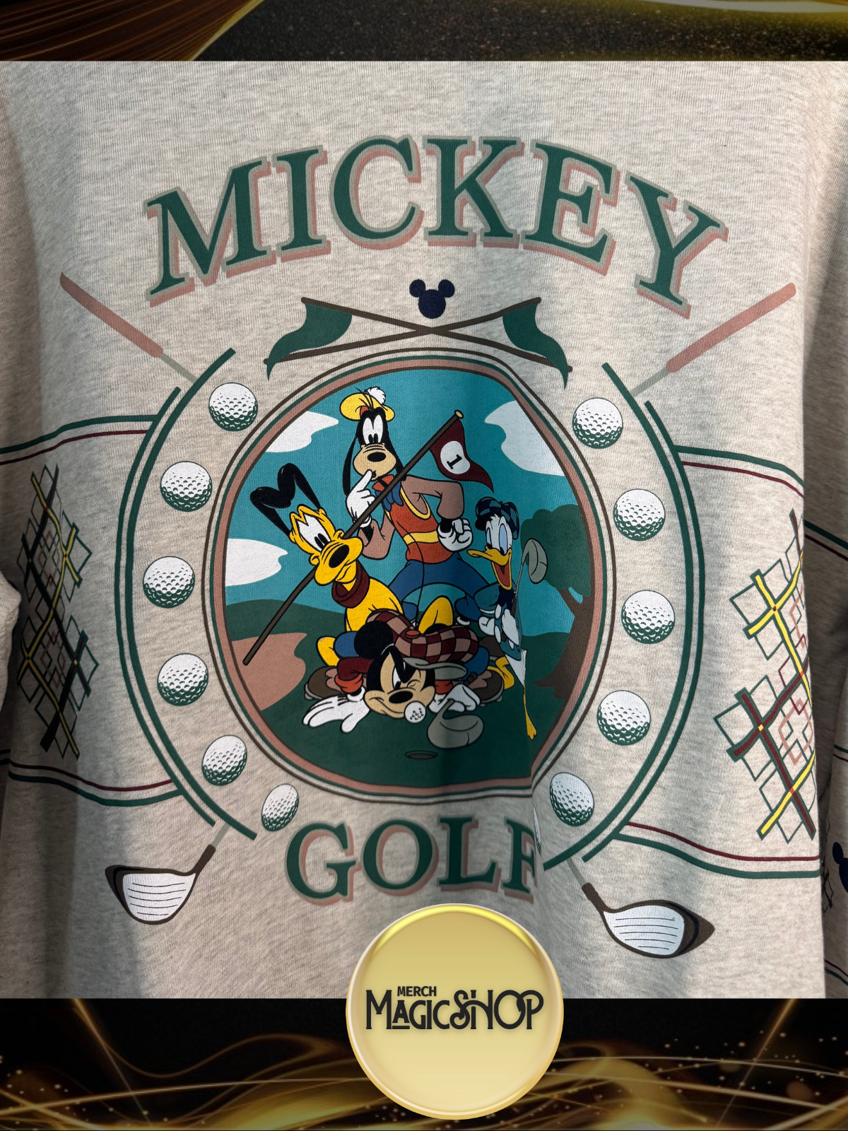 2025 Disney Parks Mickey Golf Sweatshirt