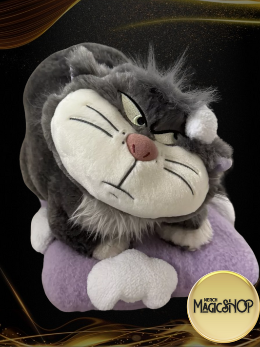 2025 Disney Parks Japan Cinderella Lucifer Cat Plush Pillow