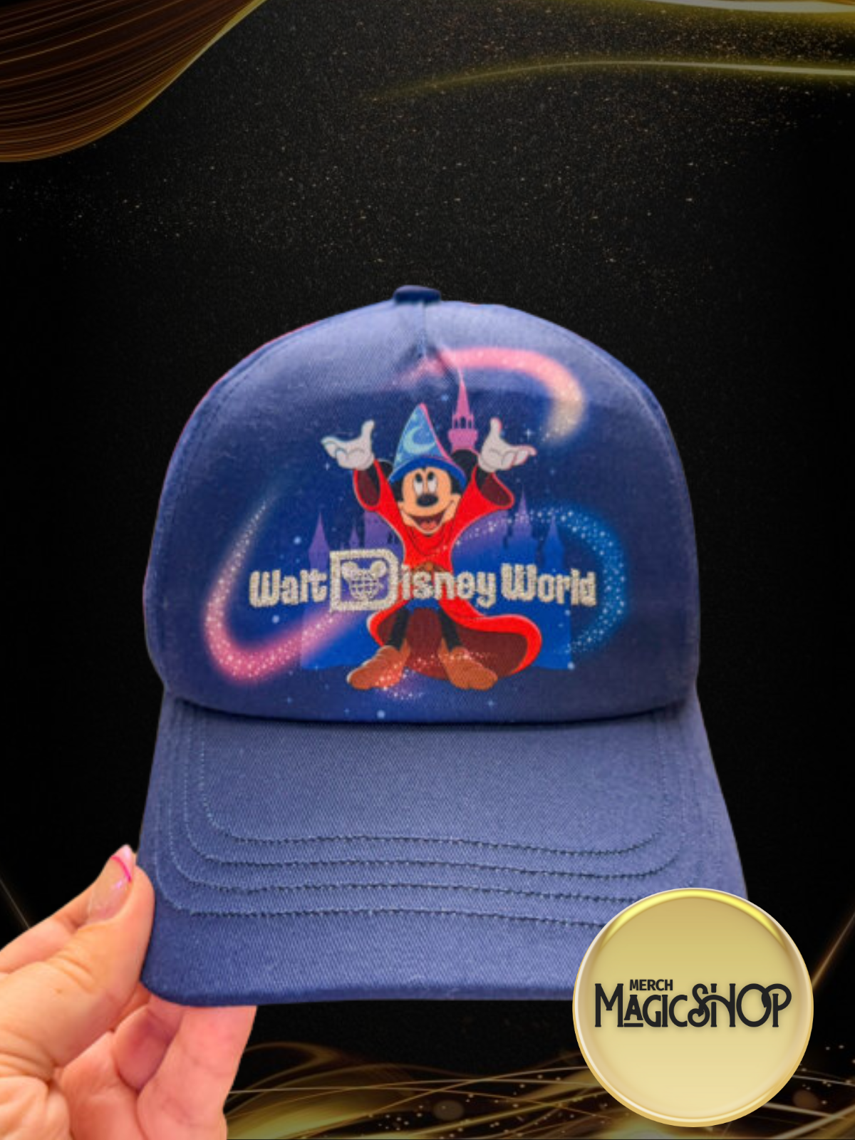 2025 Walt Disney World Sorcerer Mickey Mouse Adjustable Fit Hat Cap