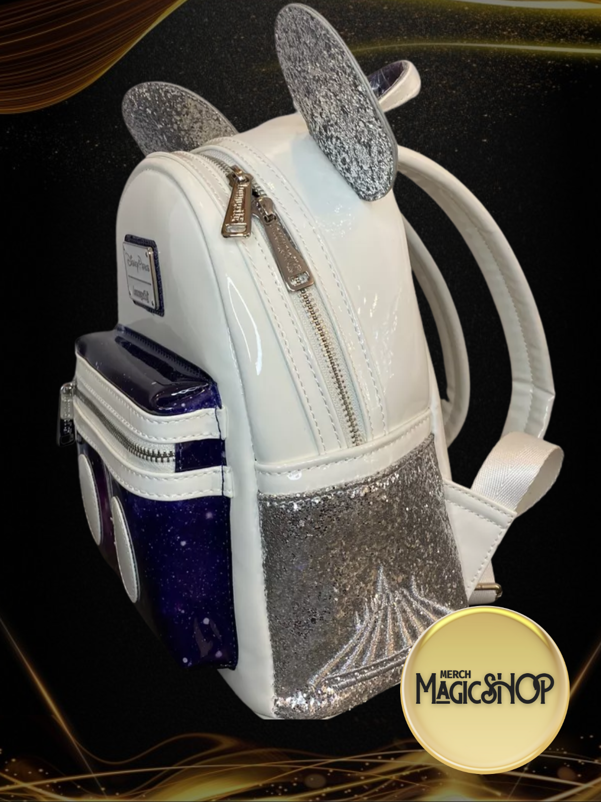 Disney Parks Loungefly Mickey Mouse The Main Attraction Space Mountain Backpack